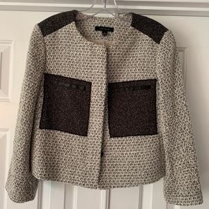 tweed like jacket  Grey and Black